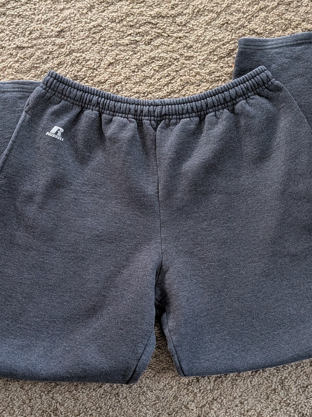 Russell Athletic Dark Charcoal Gray Sweatpants